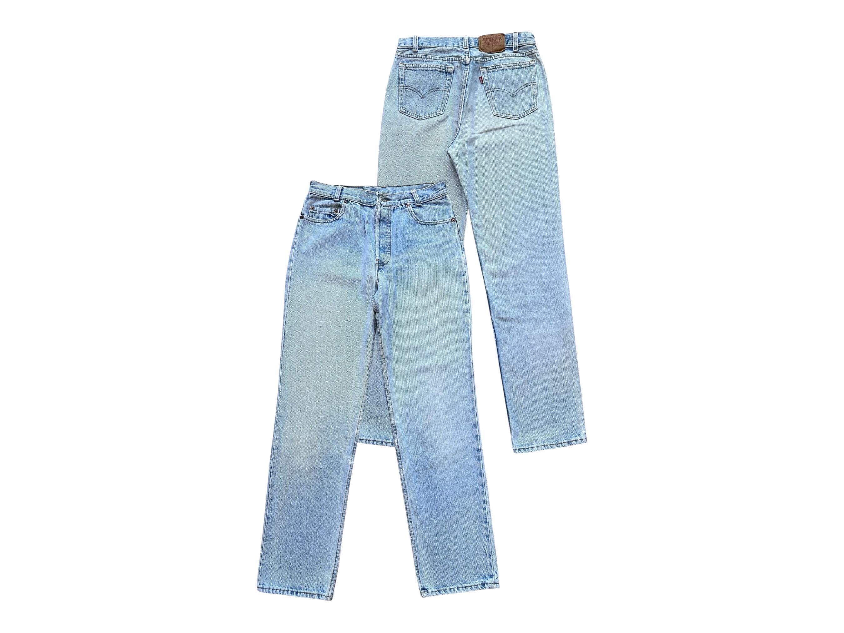 W30 Vintage 90s Levi's 501 Student Stone Wash Denim Jeans W30 Vintage 90s Levi's 501 Student Stone Wash Denim Jeans