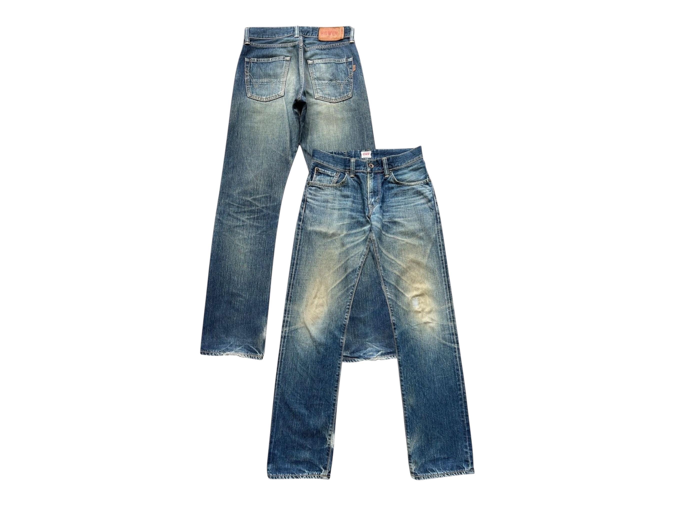 Jeans Edwin 505ZXX Vintage Japan Selvedge Denim Jeans Edwin