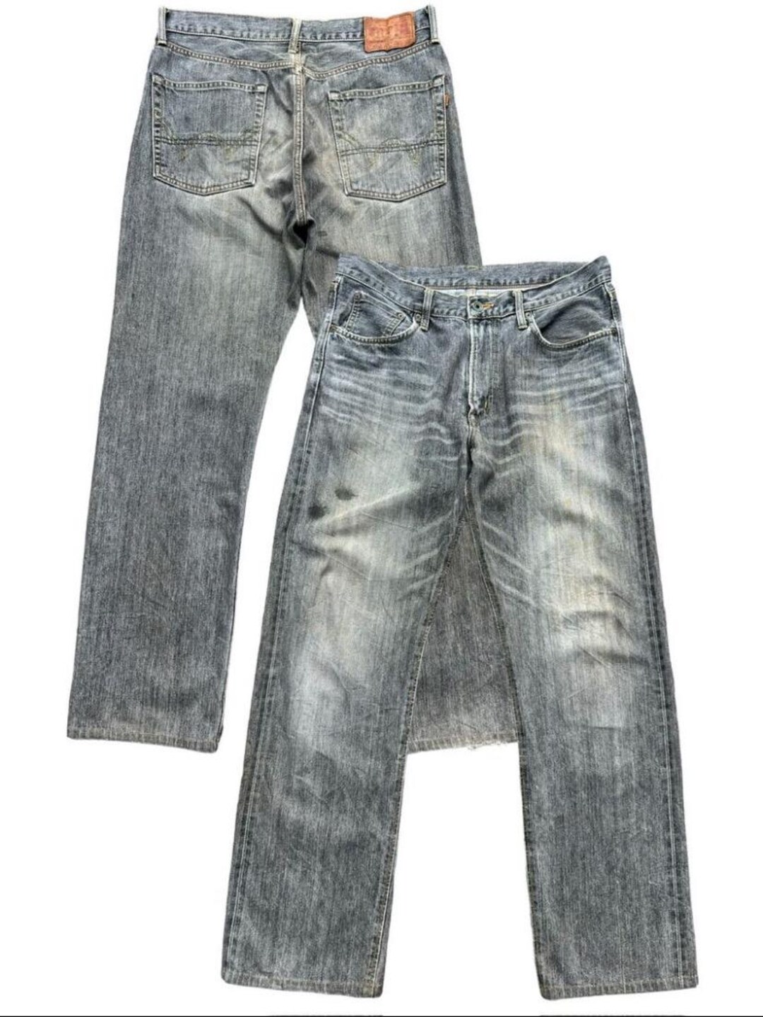 Vintage Edwin 505ZX Japan Selvedge Denim Jeans Black Distressed