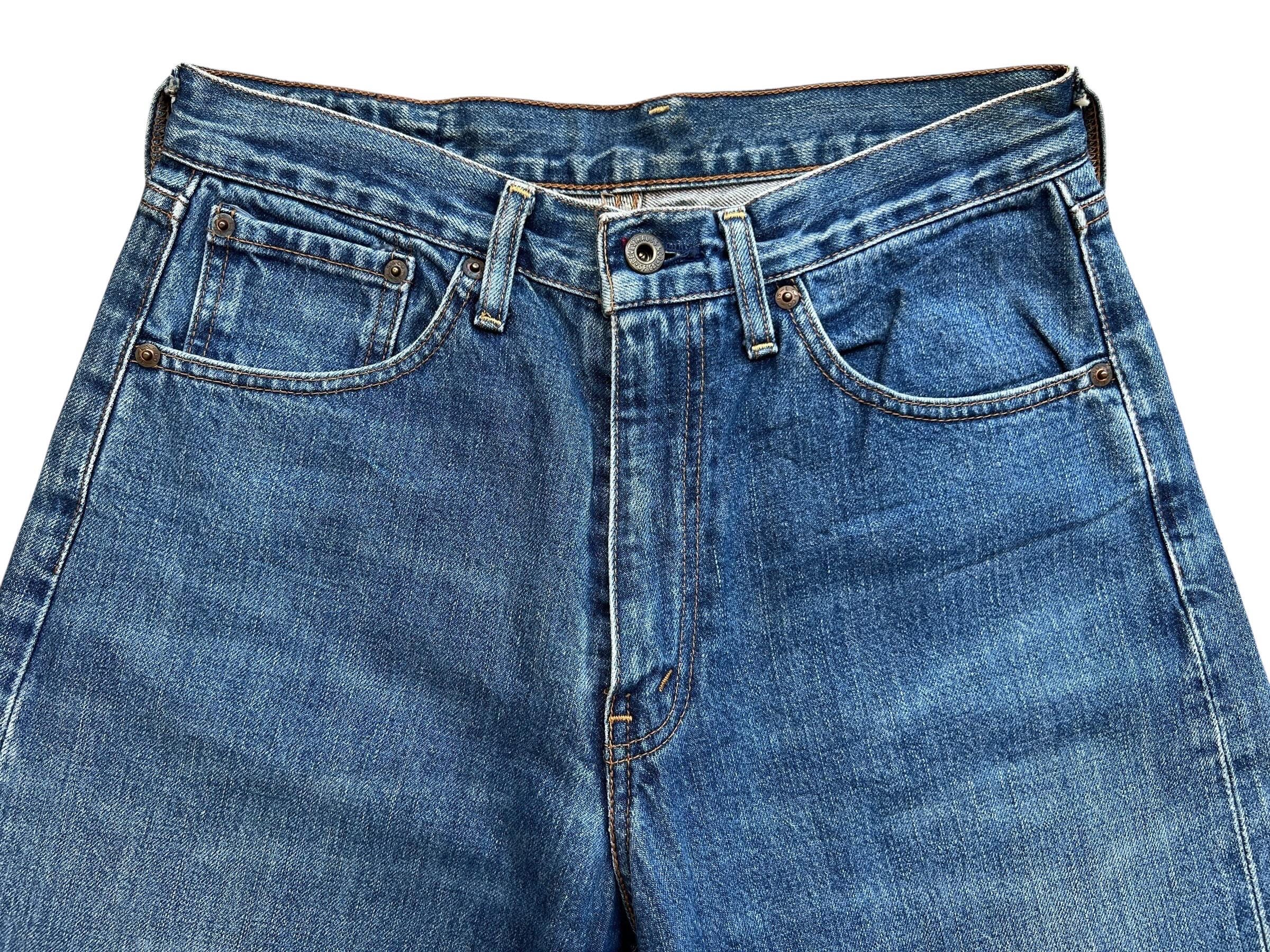 W30 Vintage 90s Levi's 504 Wide Selvedge Denim Jeans Levis