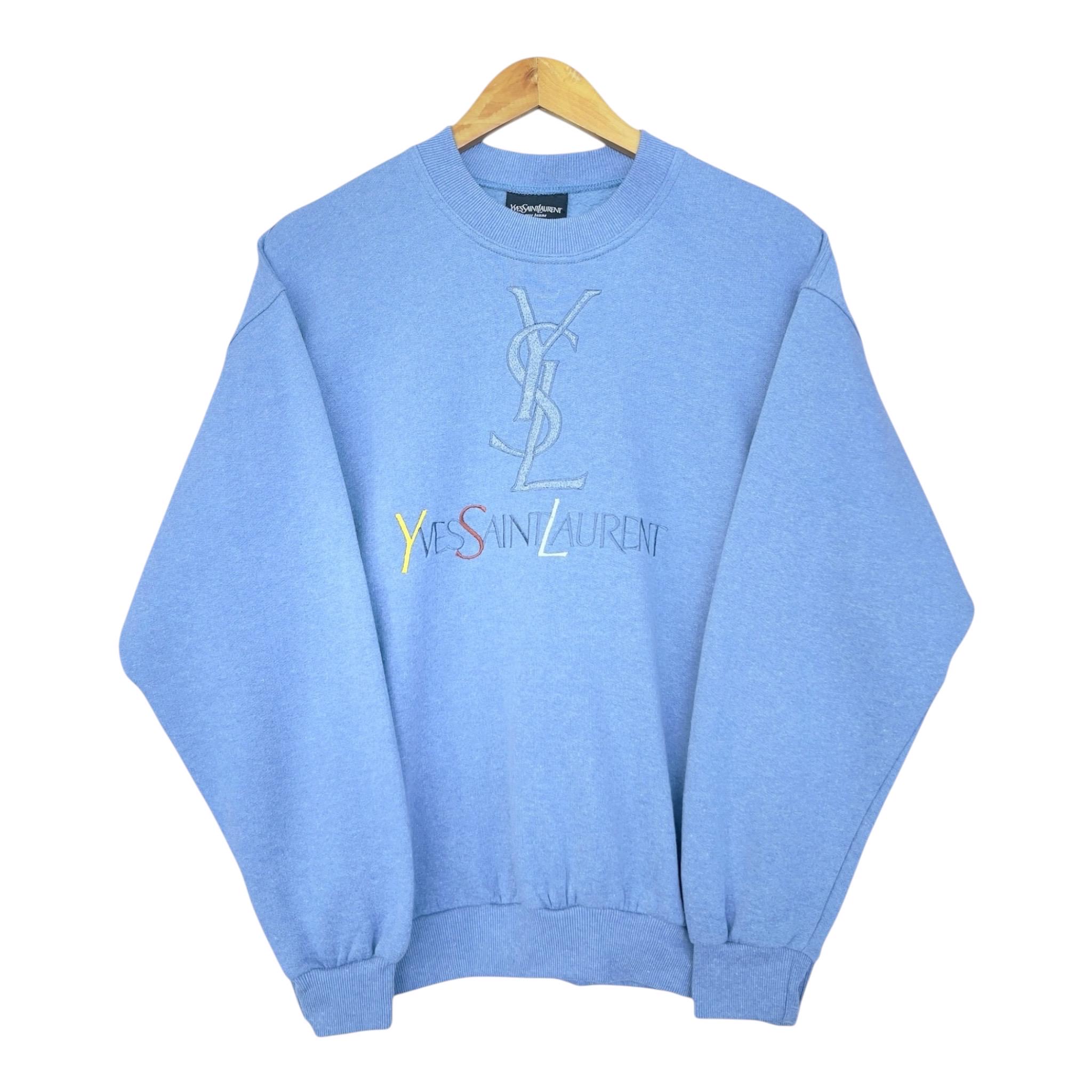 Yves Saint Laurent Sweatshirt - Etsy