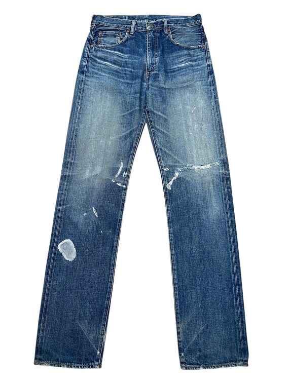 Vintage 90s Levi's 502 Big E Selvedge Denim Jeans Levis 503