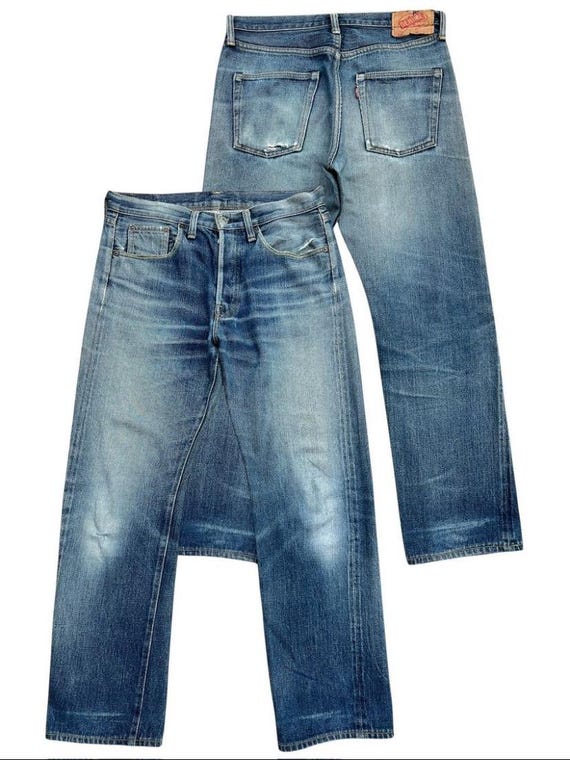 DENIME / selvedge denim pants Vintage 90s Denime Orrizonti Japan 