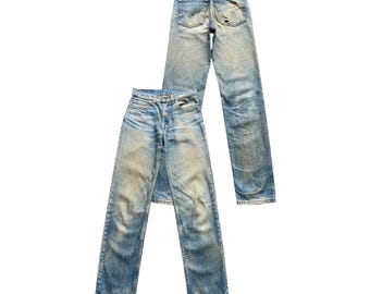 W28Vintage 90s Levi's 510 Distressed Denim Jeans  Levis 510 Mudwash Repaired Jeans Levis USA Ripped Jeans Vintage Levi' Denim Jeans 28x33