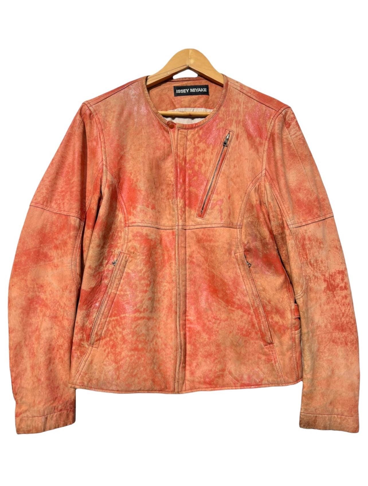 Issey Miyake Leather Jacket - Etsy Issey Miyake Leather Jacket - Etsy