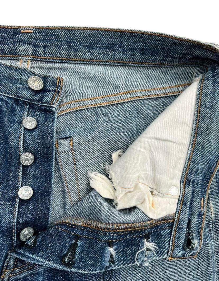 Vintage 90s Denime Orrizonti Japan Selvedge Baggy Denim Jeans
