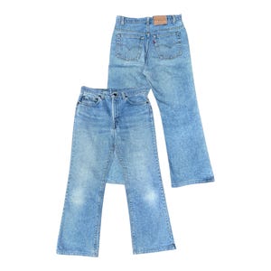 Vintage 80s Levi's 517 USA Bootcut Denim Jeans Levis 517 Flare