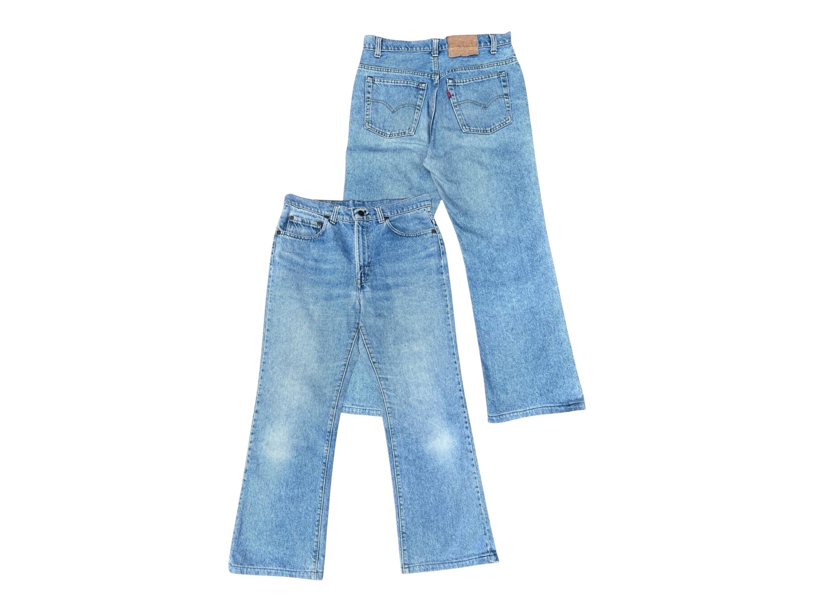 Vintage 80s Levi's 517 USA Bootcut Denim Jeans Levis 517 Flare