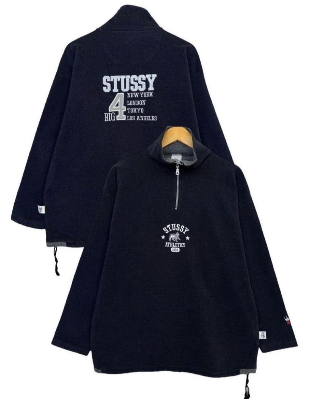 adidas - 90s old stussy スーパースター スウェット 紺タグ