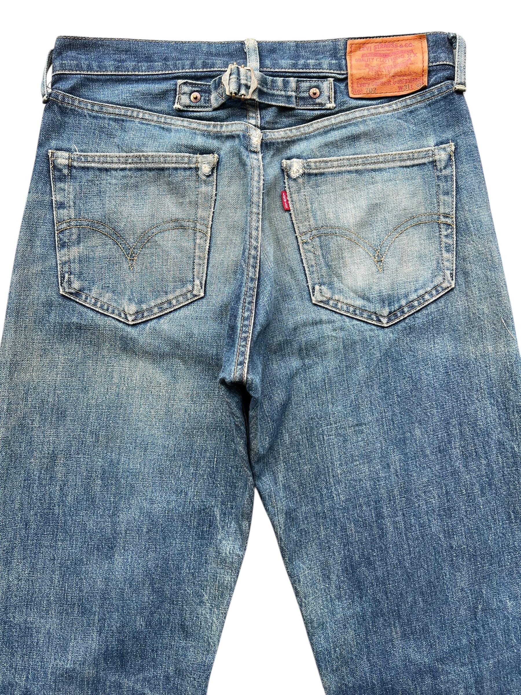 LEVI’S / 90's 140th 702XX selvedge denim Levis 702 Big E denim selvedge pants 29x34 Buckle Back | eBay