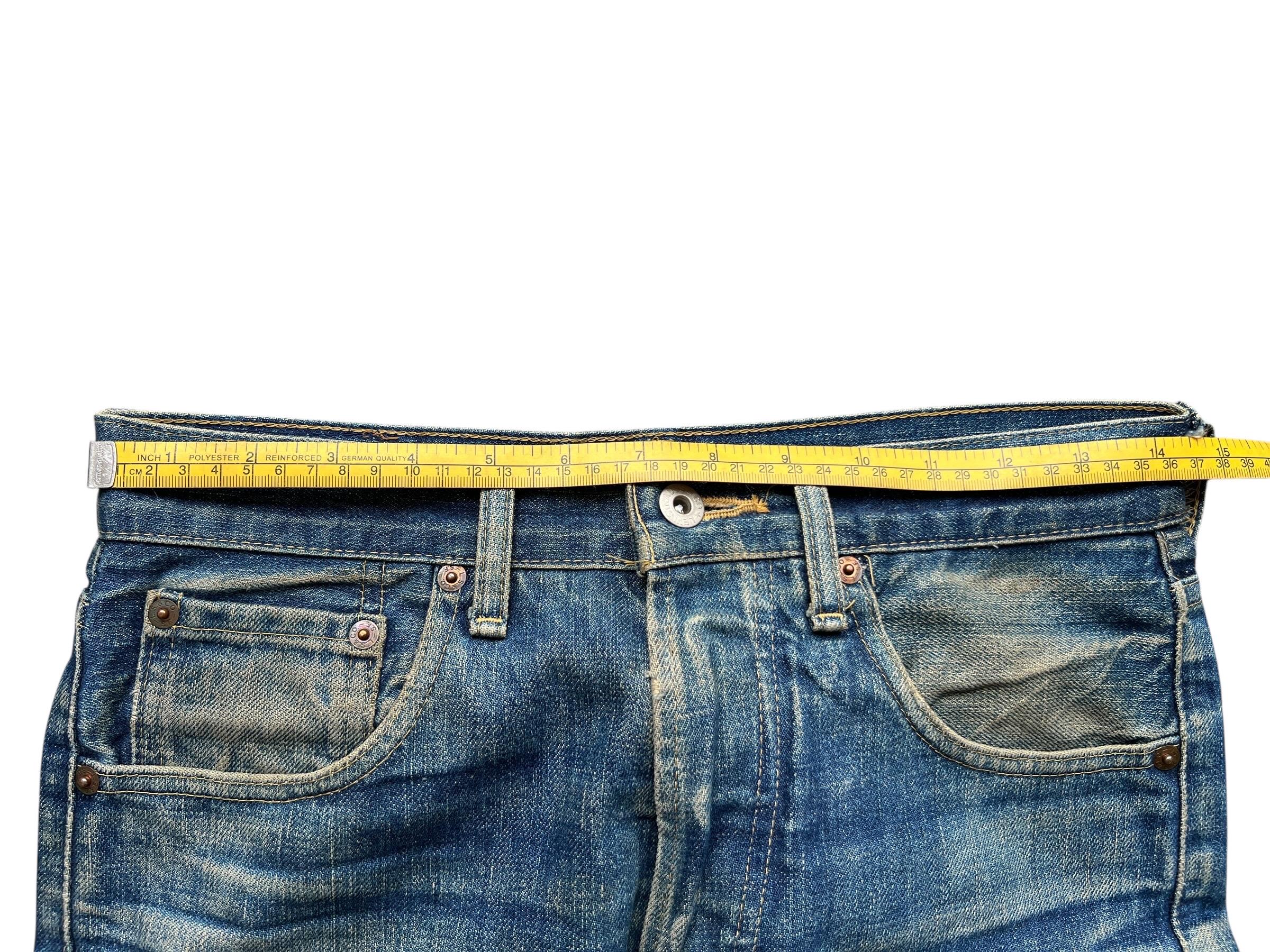 Vintage 90s Levi's 702xx Selvedge Buckle Back Denim Jeans Levis