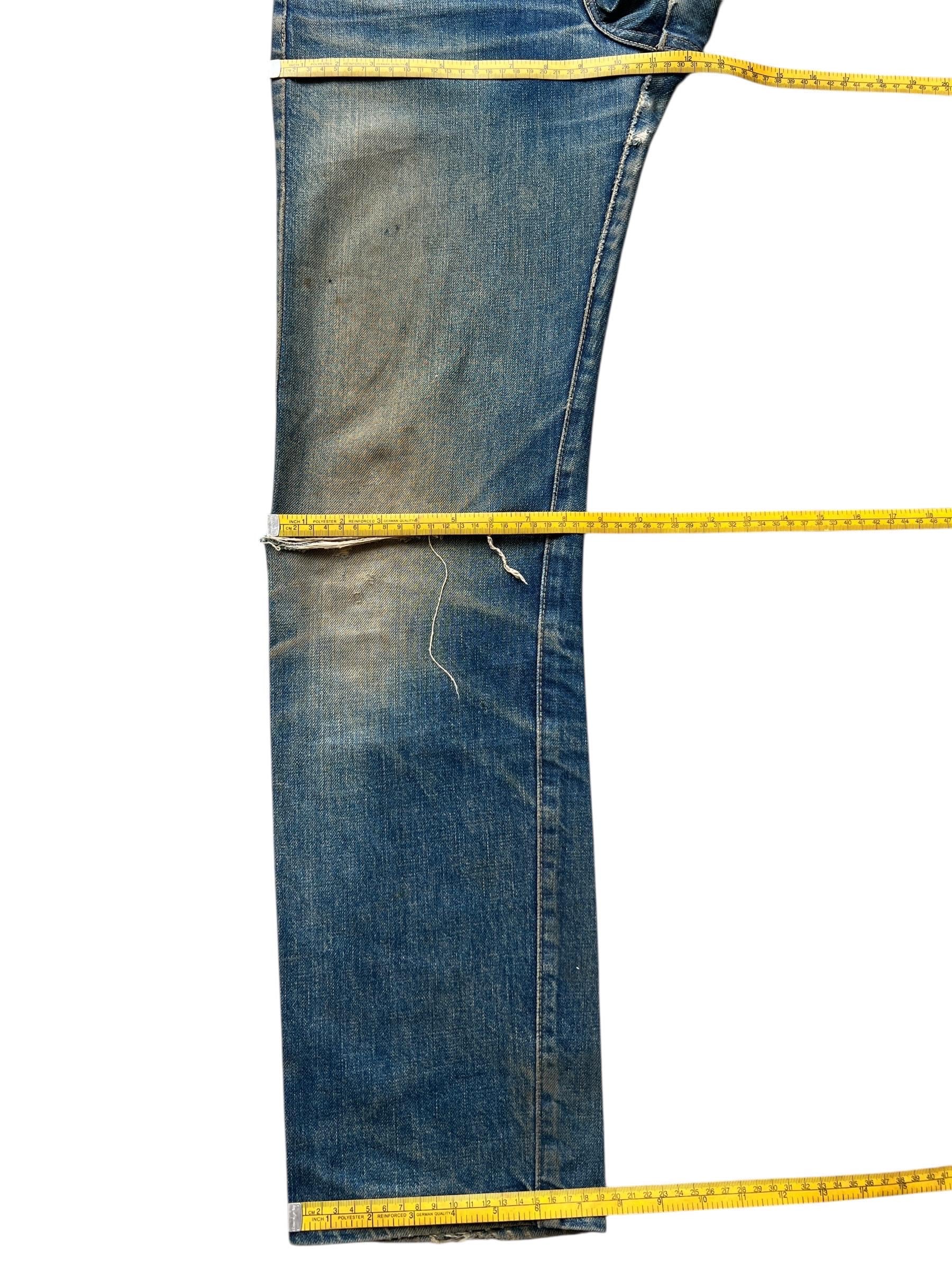 Vintage 90s Levi's 702xx Selvedge Buckle Back Denim Jeans Levis