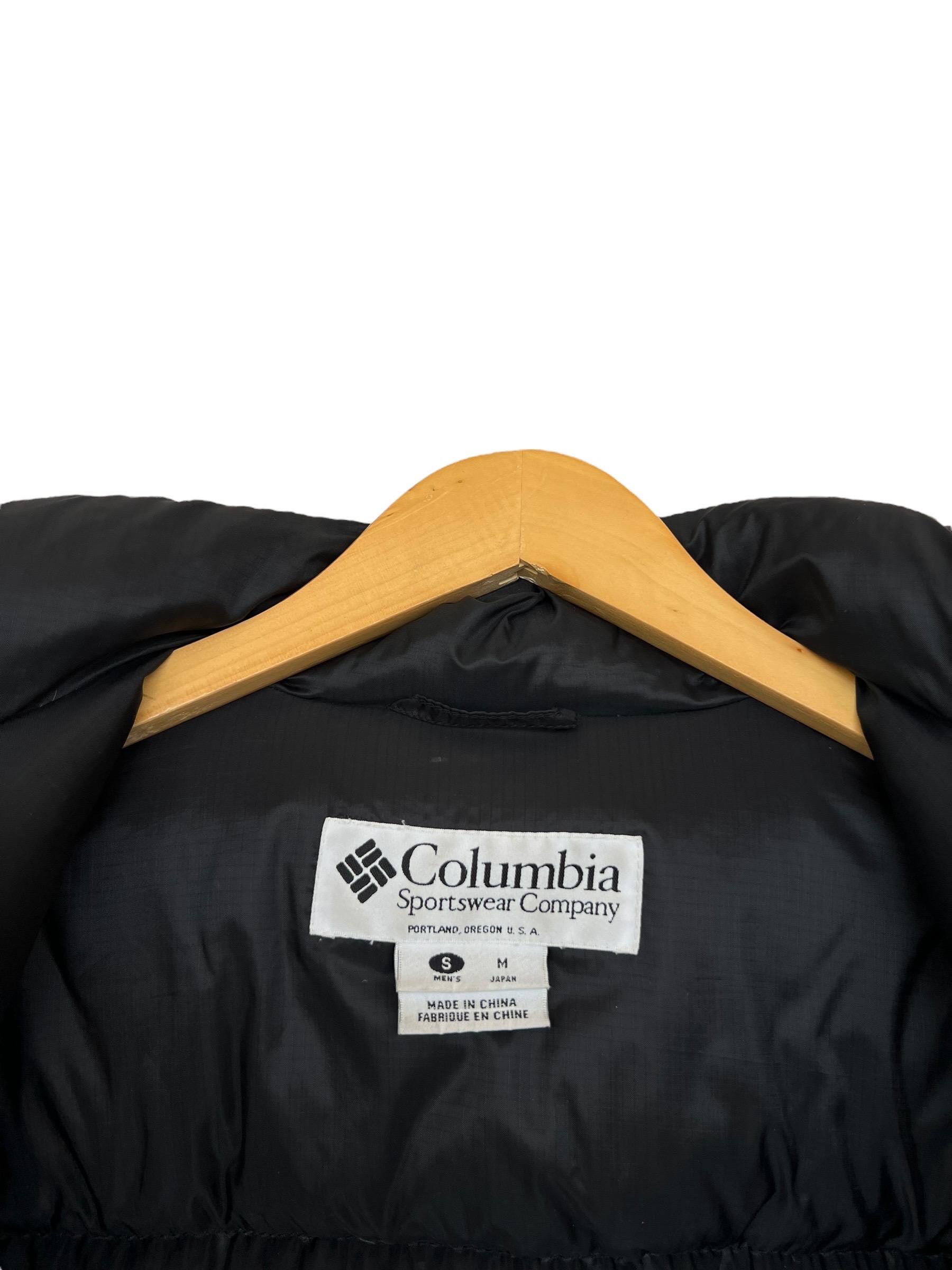 Vintage Columbia Puffer Jacket Columbia Small Logo Black Puffer 