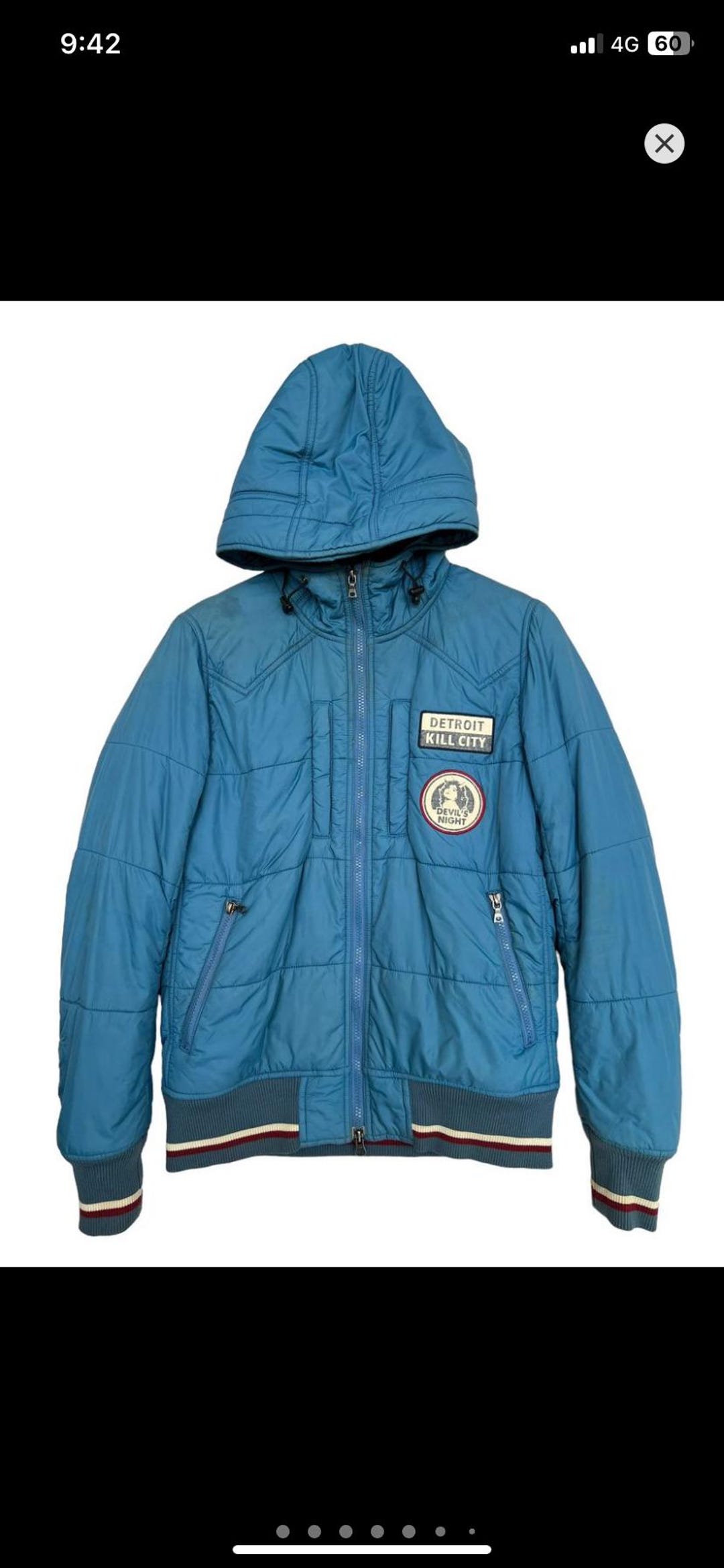 Vintage Hysteric Glamour Puffer Hoodie Jacket Vintage Husteric