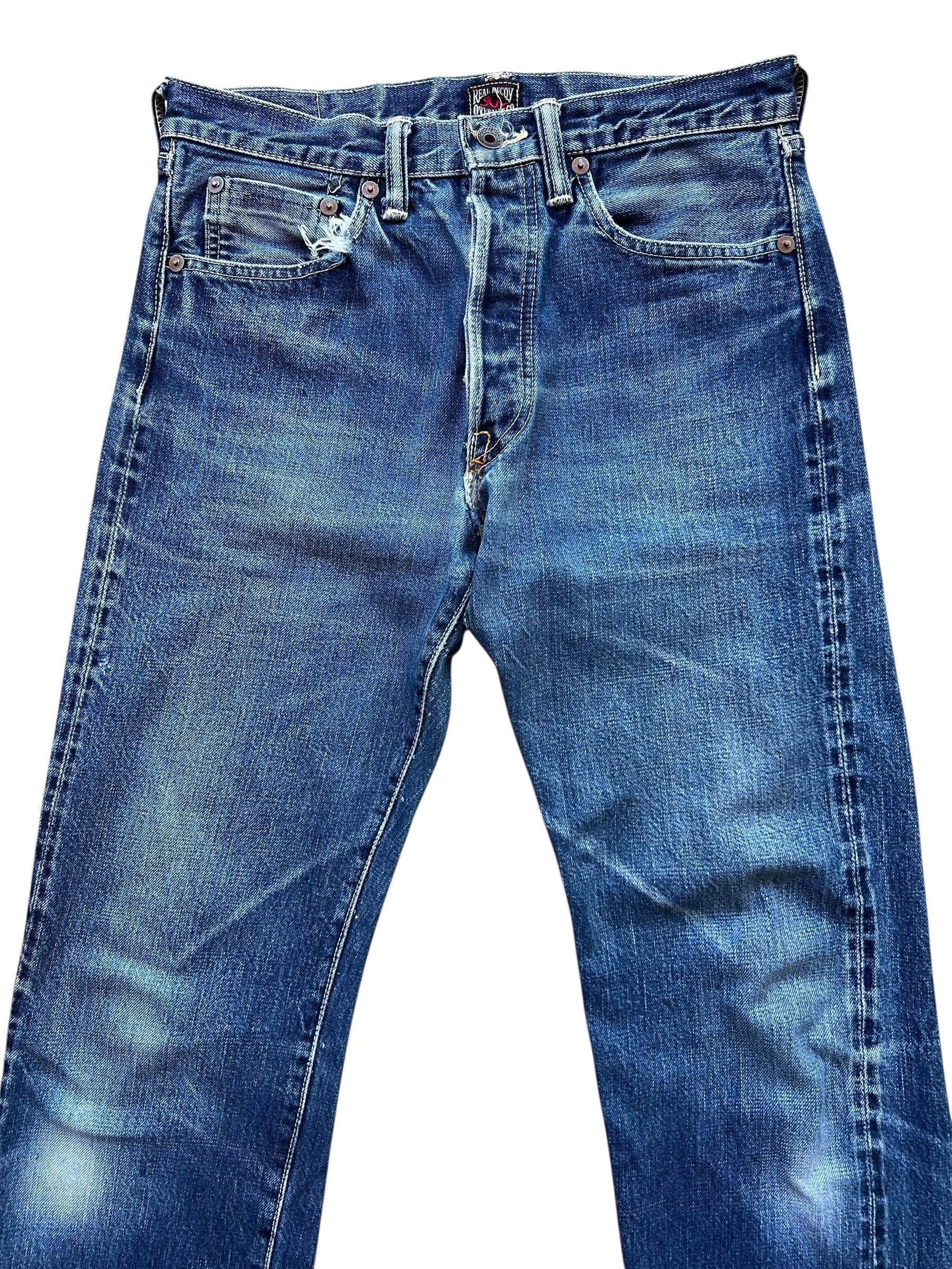 Vintage 90s Real Joe Mccoy & Co Japan Selvedge Denim Jeans 30x32