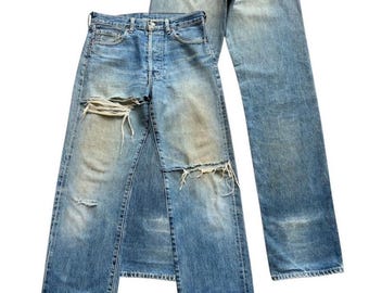 Vintage 90s Denime Jeans Japan Denime Selvedge Denim Jeans Denime