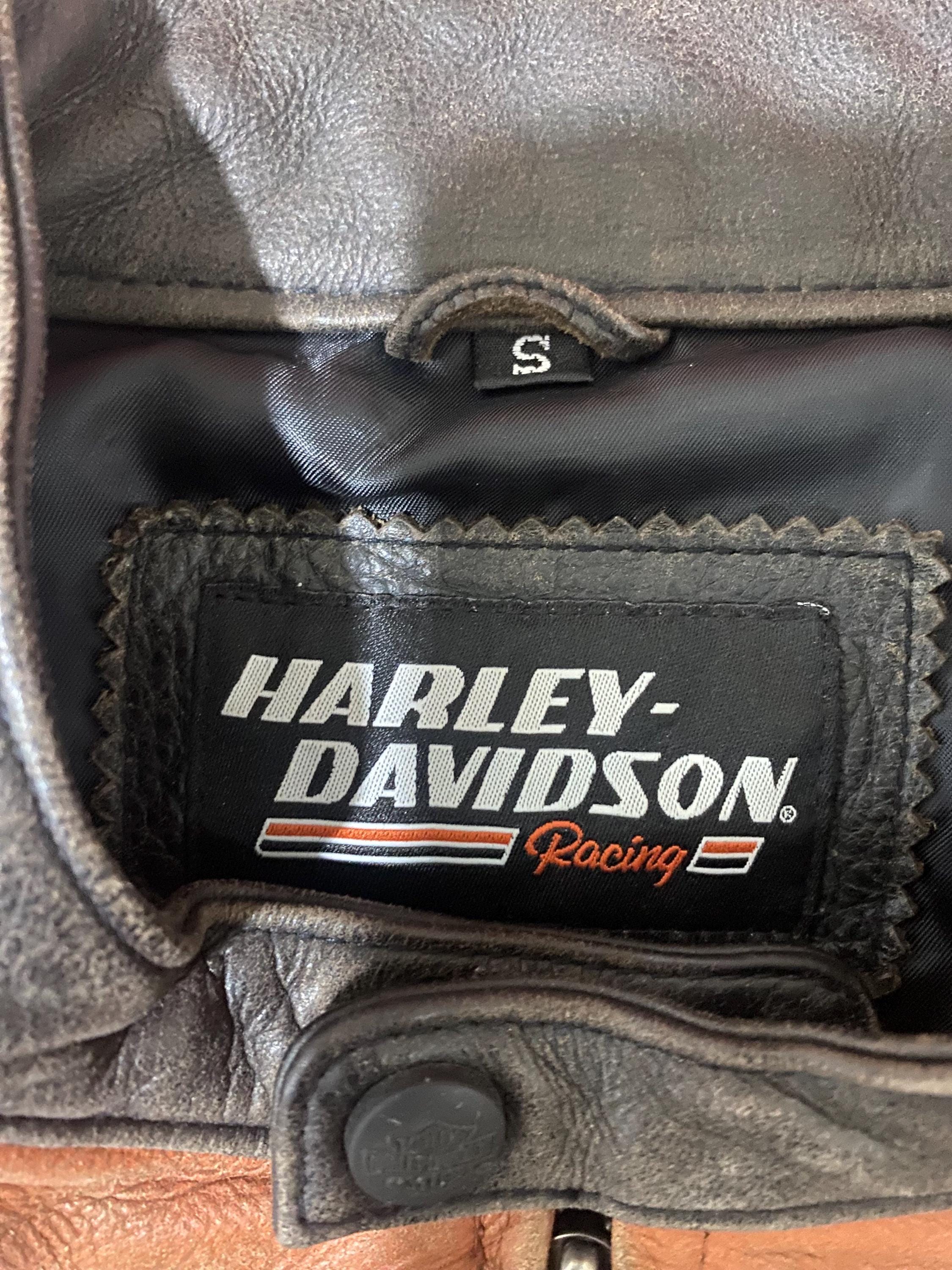 Vintage Harley Davidson Biker Leather Flame Racing Jacket - Etsy