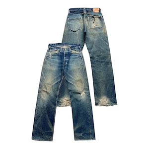 LEVI’S / 90's 140th 702XX selvedge denim Vintage 90s Levi's 702xx Selvedge Buckle Back Denim Jeans Levis
