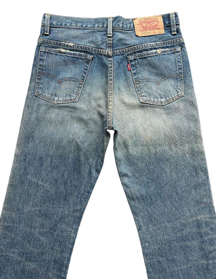 Vintage 90s Levi's 517 Big E Bootcut Denim Jeans Levis 517 Flare