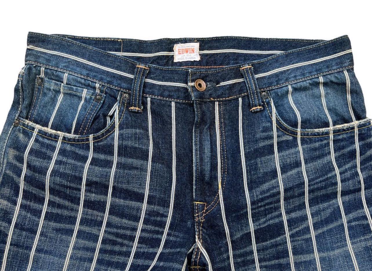 Vintage Edwin 505ZXX Japan Selvedge Denim Jeans Edwin Distressed
