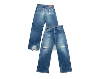 Vintage 90s Denime Jeans Japan Denime Selvedge Denim Jeans Denime