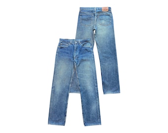 ヴィンテージ リーバイス 501 ダメージ加工 34 ライトウォッシュ