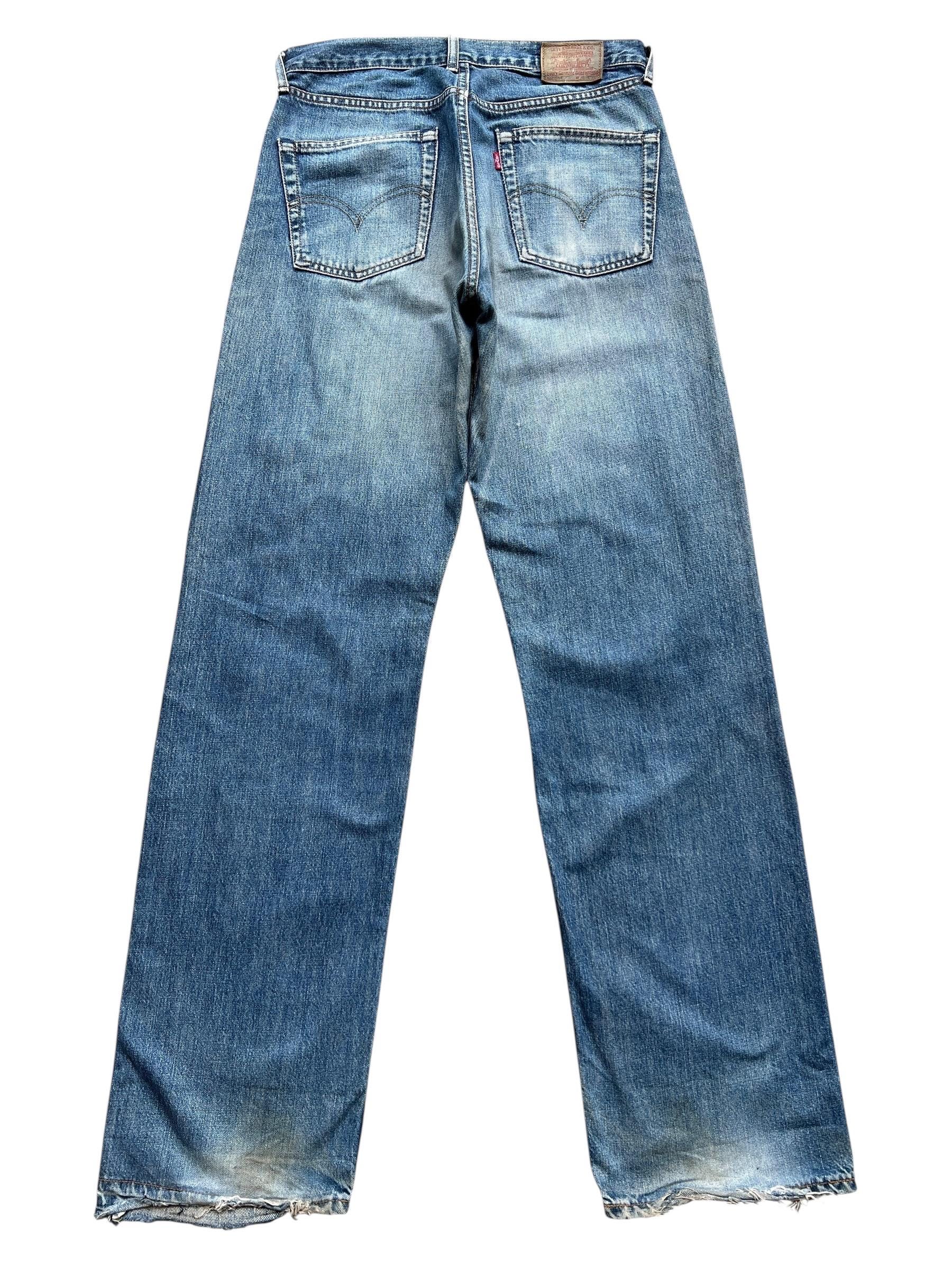 Vintage 90s Levi's 504 Wide Selvedge Denim Jeans Levis Mudwash