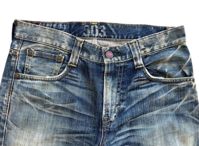 Vintage Edwin 503 Blue Trip Japan Flare Denim Jeans Edwin Bootcut