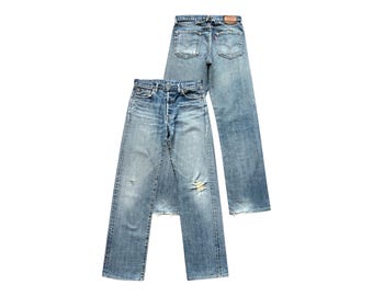 W30 Vintage 90s Levi's 702xx Selvedge Buckle Back Denim Jeans