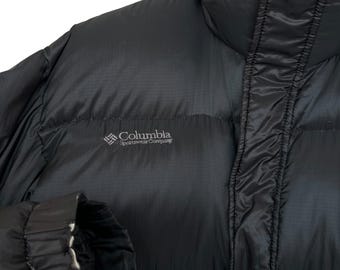Vintage Columbia Puffer Jacket Columbia Small Logo Black Vintage Columbia Puffer Jacket Columbia Small Logo Black