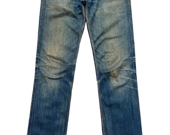 Vintage Acne Studios Distressed Denim Jeans Vintage Acne Studios Mudwash Jeans Acne Studios Straight Cut Jeans 32x33