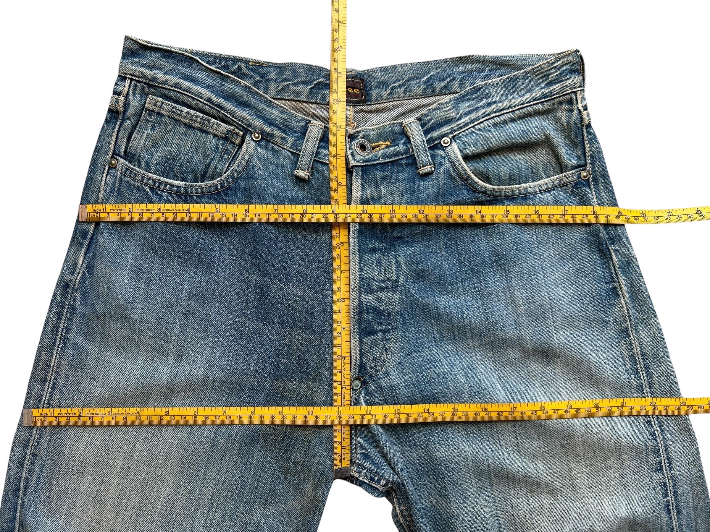 W34 Vintage 90s Lee Rider Selvedge Denim Jeans Lee Rider Japan