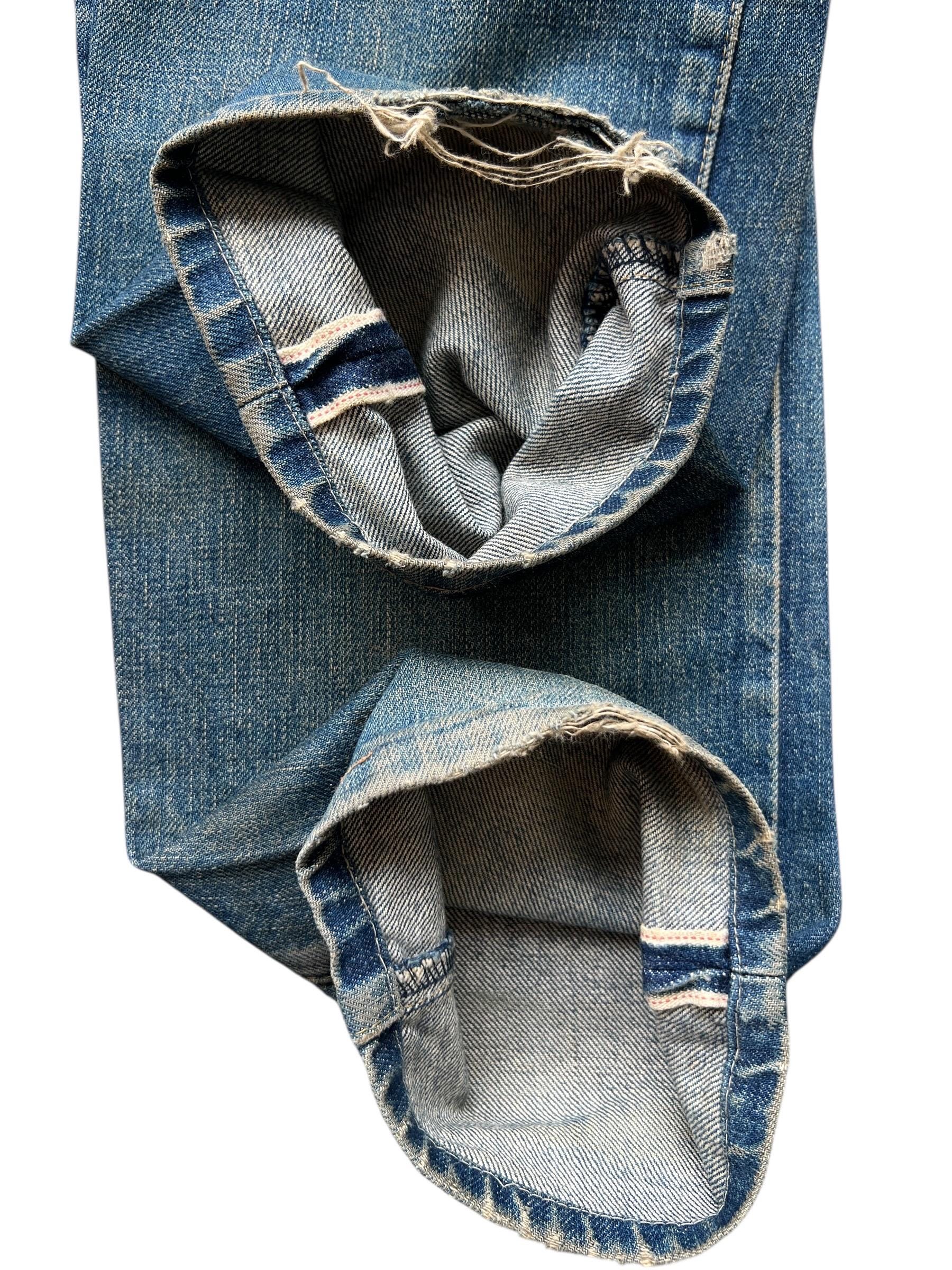 Vintage 90s Levi's 702xx Selvedge Buckle Back Denim Jeans Levis
