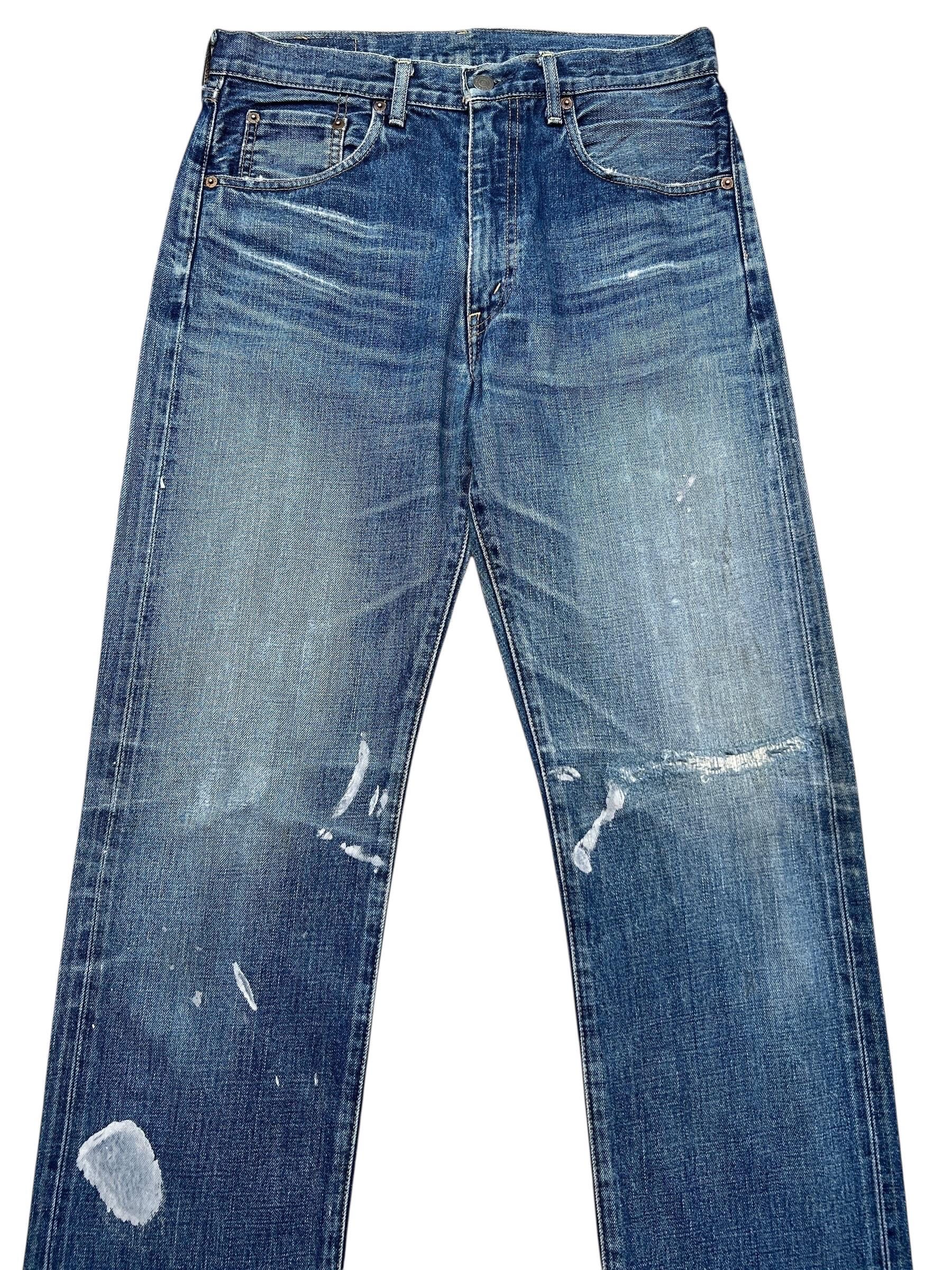 Vintage 90s Levi's 502 Big E Selvedge Denim Jeans Levis 503