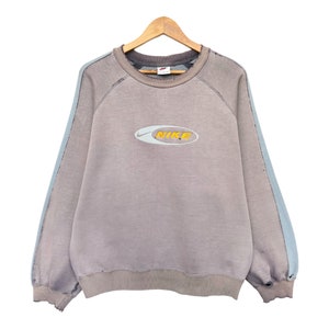 Vintage 90s Nike Sweatshirt Vintage Distressed Sweatshirt Vintage Faded Sweatshirt