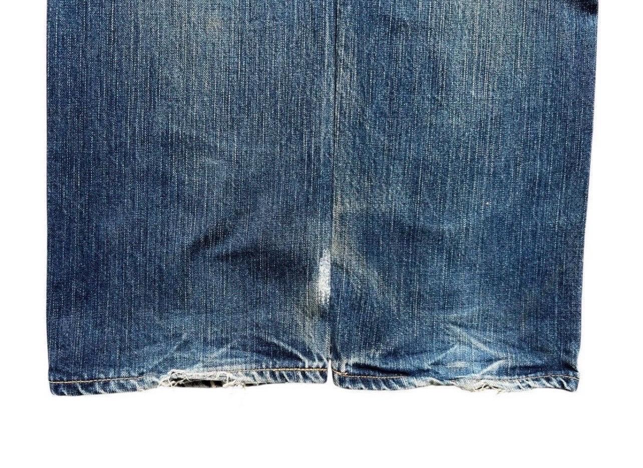 Vintage Edwin 505ZXX Japan Selvedge Denim Jeans Edwin Distressed