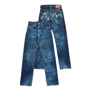 W32 Evisu Paris France Selvedge Jeans - Etsy W32 Evisu Paris France Selvedge Jeans - Etsy