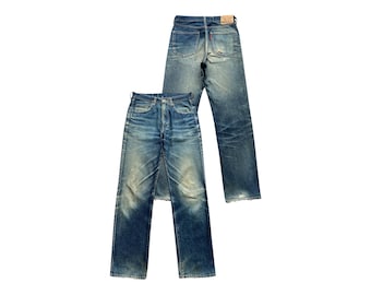 Vintage 90s Denime Jeans Japan Denime Selvedge Denim Jeans Denime