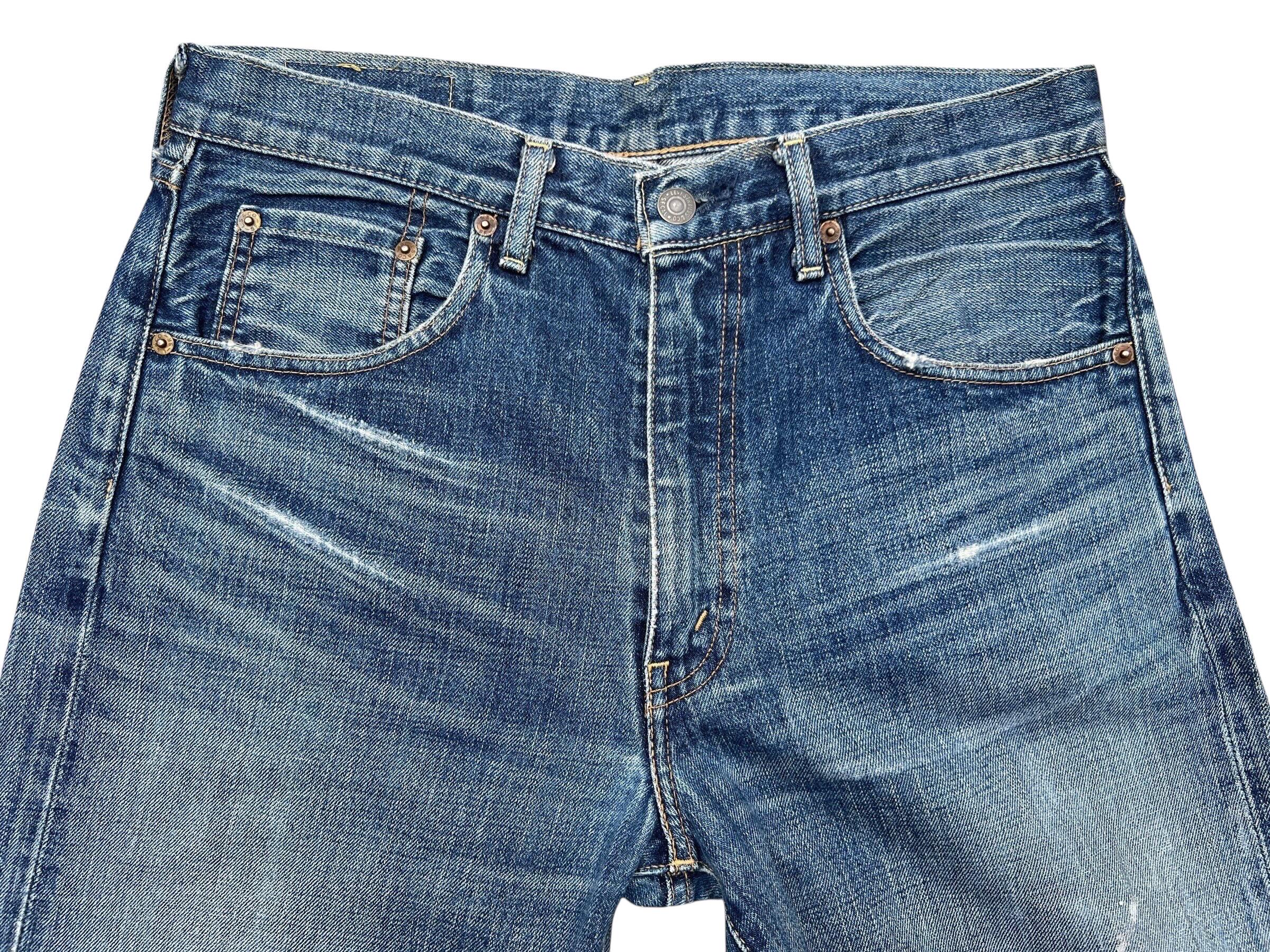 W33 Vintage 90s Levi's 502 Big E Selvedge Denim Jeans Levis 503