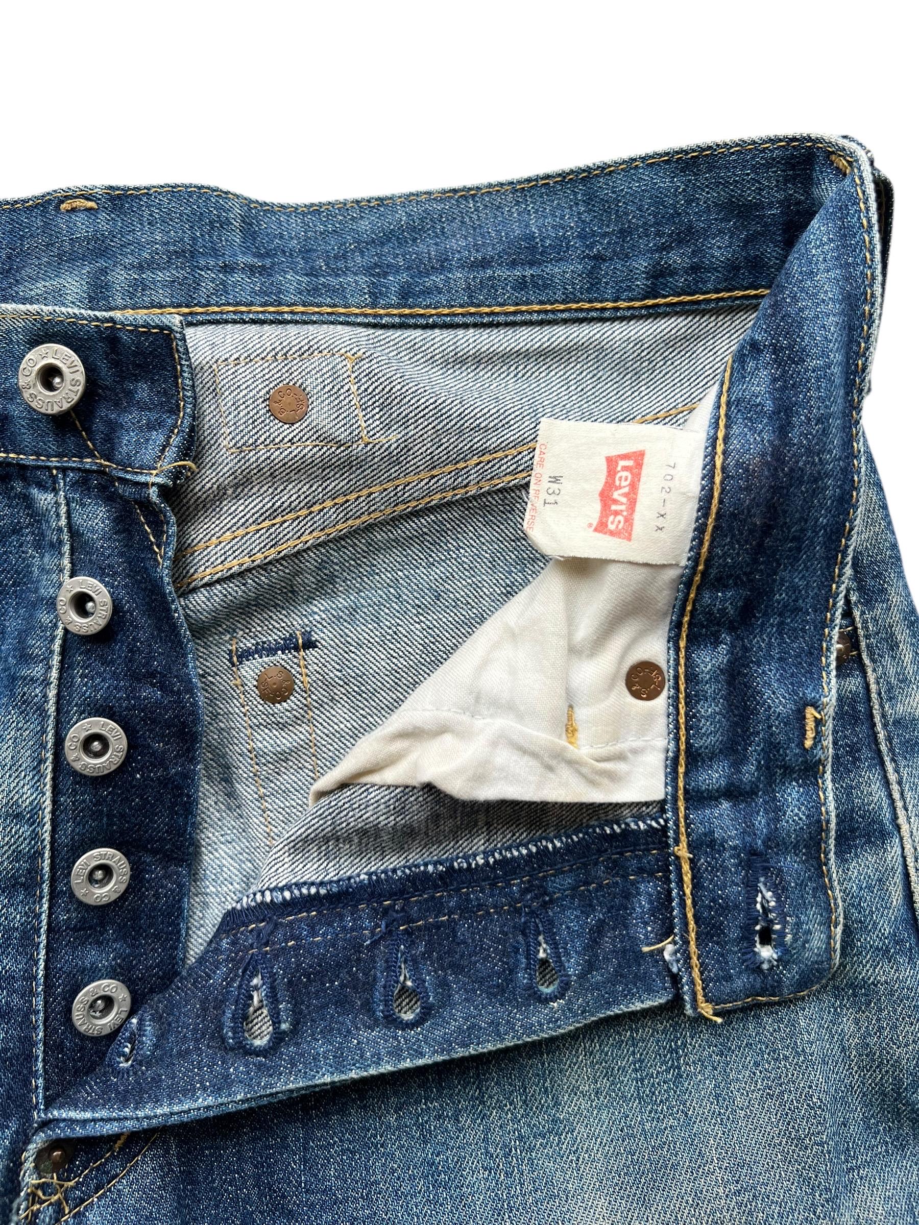 LEVI’S / 702 702XX selvedge denim pants 90s Vintage Japan Made Levi's 702 XX Denim Pants in Indigo