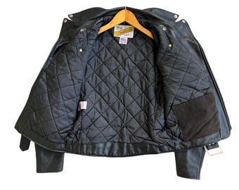 Vintage 80s Schott Perfecto Leather Jacket Schott Perfecto Double