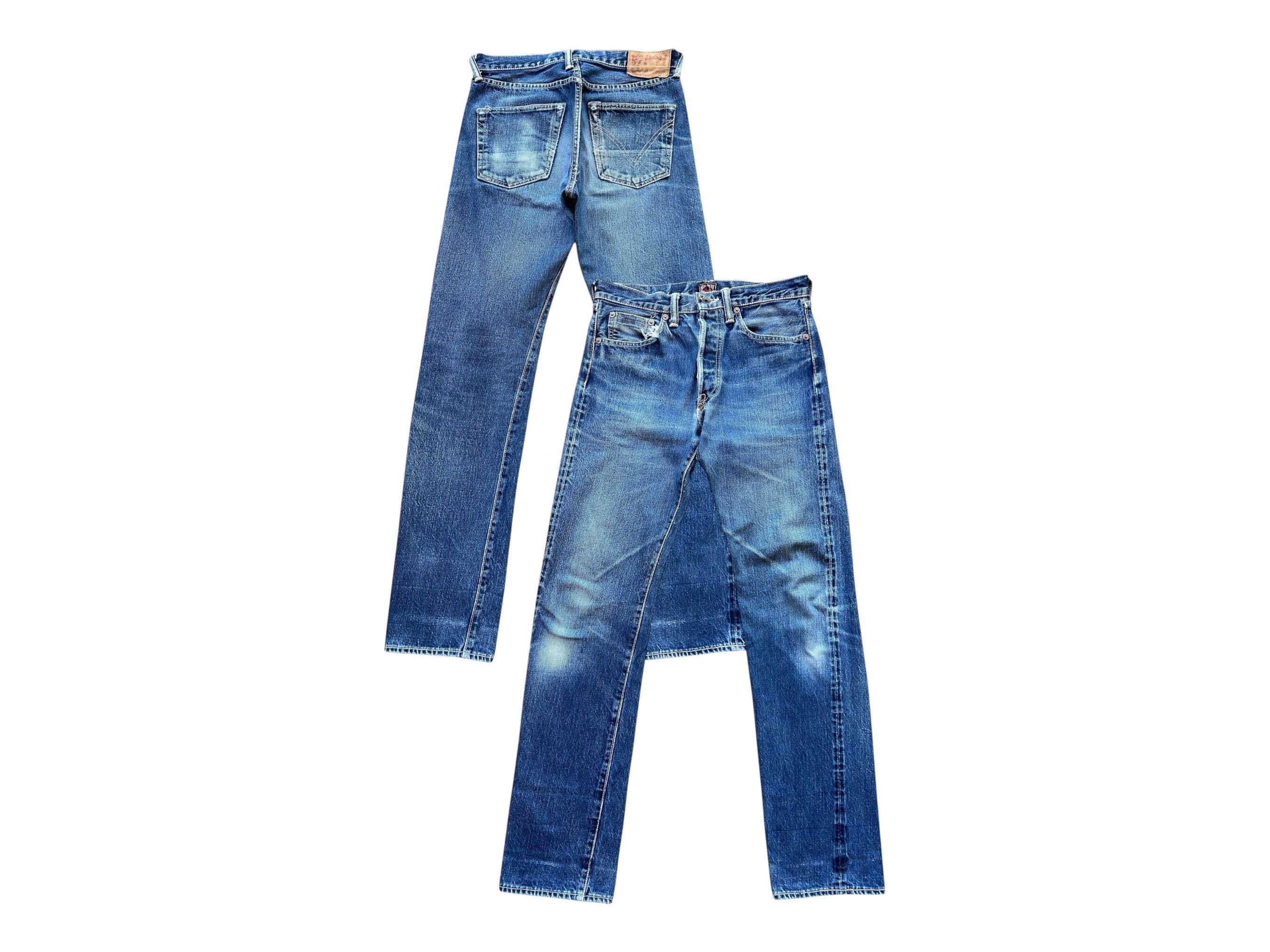 Vintage 90s Real Joe Mccoy & Co Japan Selvedge Denim Jeans 30x32