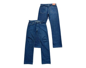 Vintage 90s Denime Orrizonti Japan Selvedge Denim Jeans Denime Wide Selvedge Jeans Denime Selvedge Straight Jeans Denime Japan Jeans 33x31