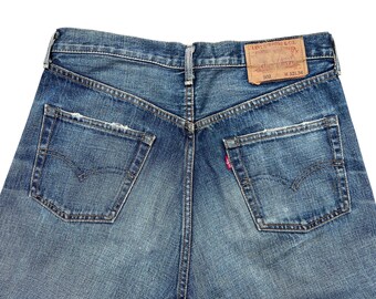 W33 Vintage 90s Levi's 502 Big E Selvedge Denim Jeans Levis 503