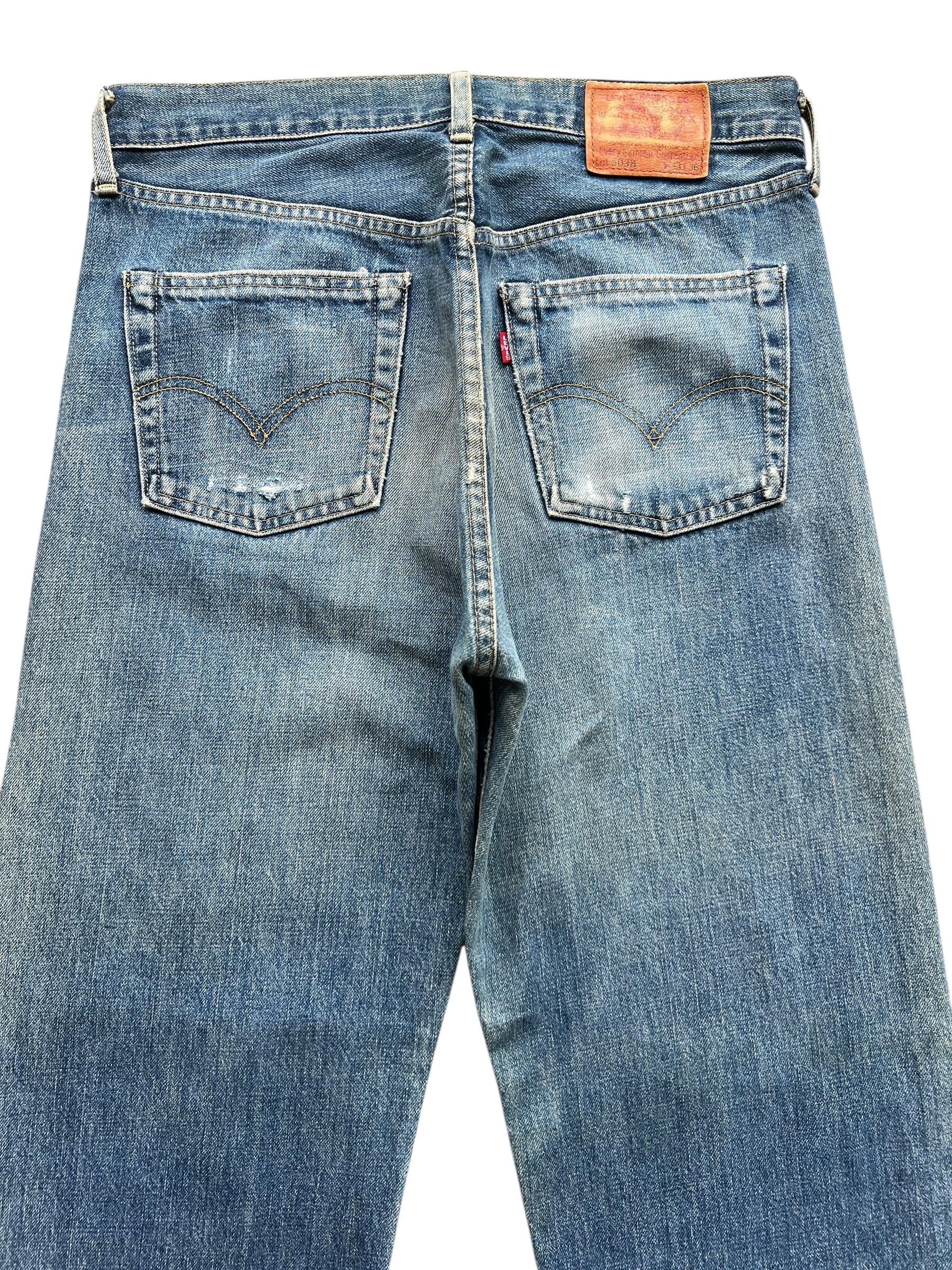 Vintage 90s Levi's 503B Big E Selvedge Denim Jeans Levis Mudwash
