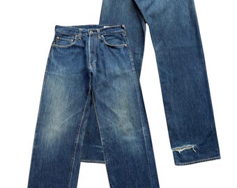 33 X 32 / Vintage RRL Double RL Slim Narrow Japan Woven Selvedge