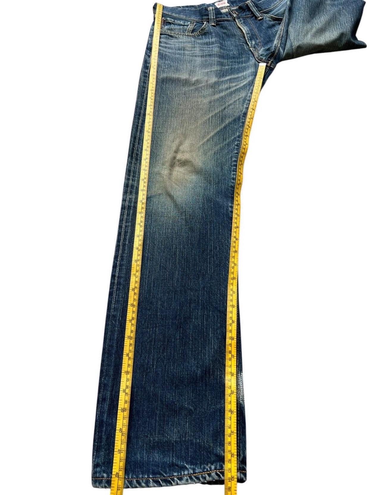 Vintage Edwin 505ZXX Japan Selvedge Denim Jeans Edwin Distressed