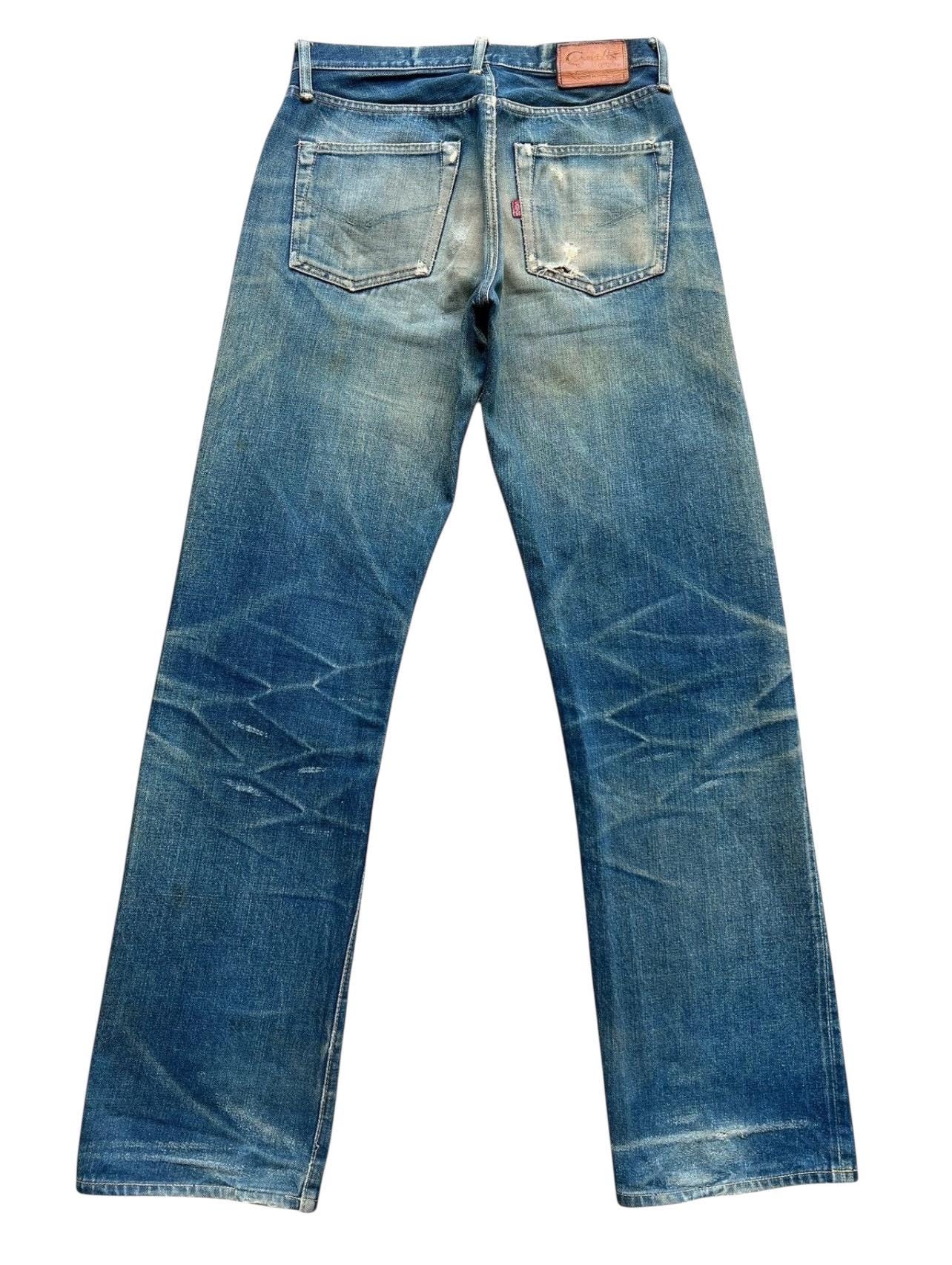 30x33 Vintage 90s Canton Japan Selvedge Distressed Denim Jeans