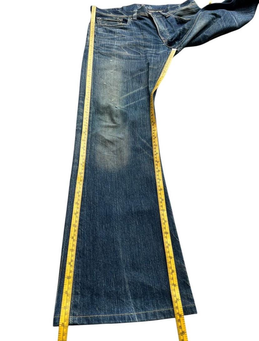 Vintage Edwin 503 Blue Trip Japan Flare Denim Jeans Edwin Bootcut
