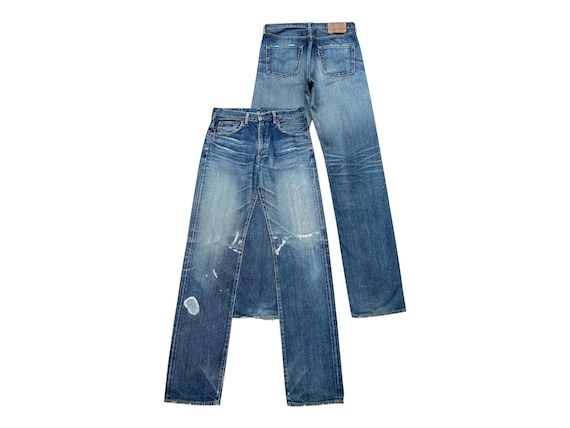 W33 Vintage 90s Levi's 502 Big E Selvedge Denim Jeans Levis 503